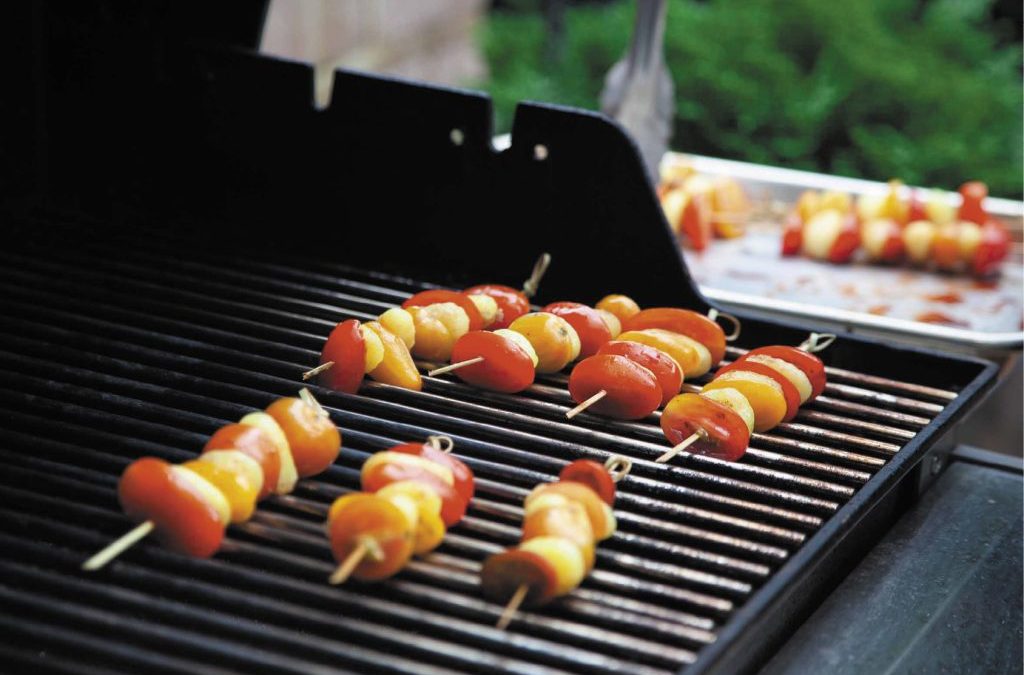 Tomato Basil Gnocchi Skewers